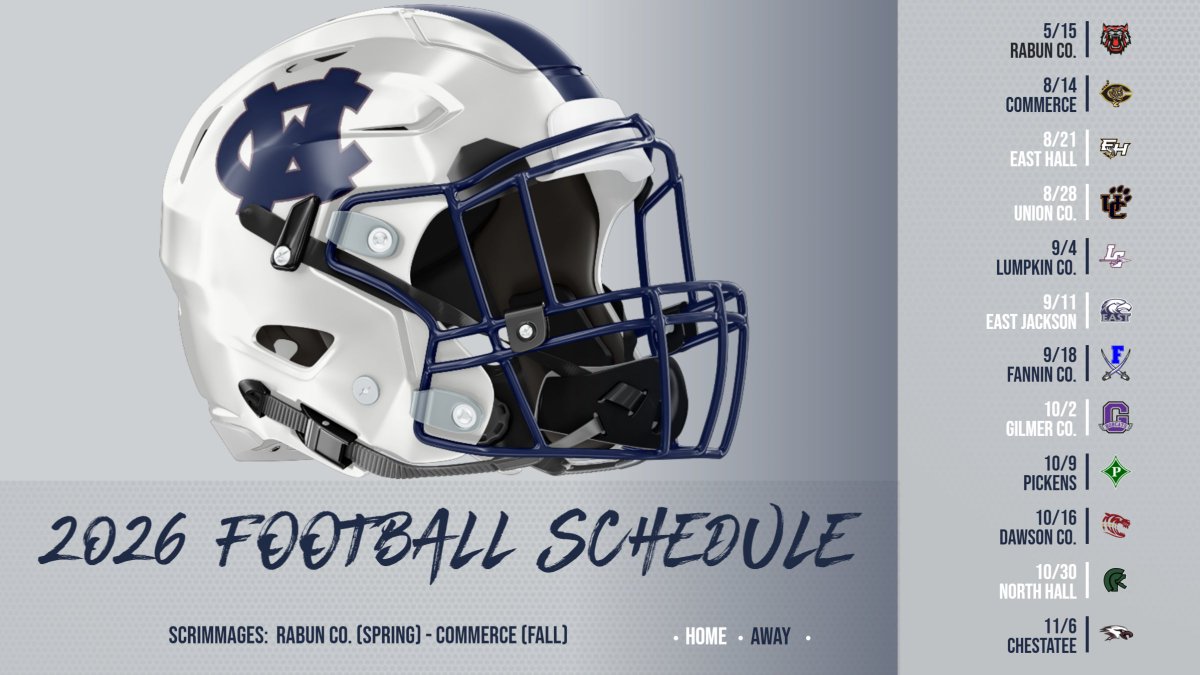 WhiteCo_FB's tweet image. Warrior Nation, excited to share the 2026 football schedule!  Make sure to mark your calendars.  The first chance to see the 2026 Warriors will be May 15th at Rabun County in the spring scrimmage.  #LetsGo