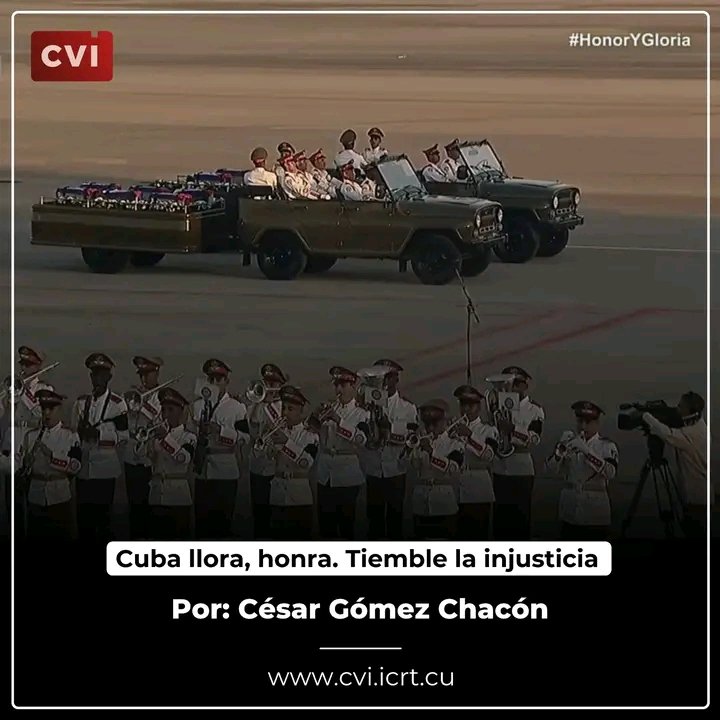 #Cuba 🇨🇺 rinde homenaje a sus héroes 
"Toda la gloria del mundo cabe en un grano de maíz"   José Martí
#HonorYGloria 
#CubaHonra