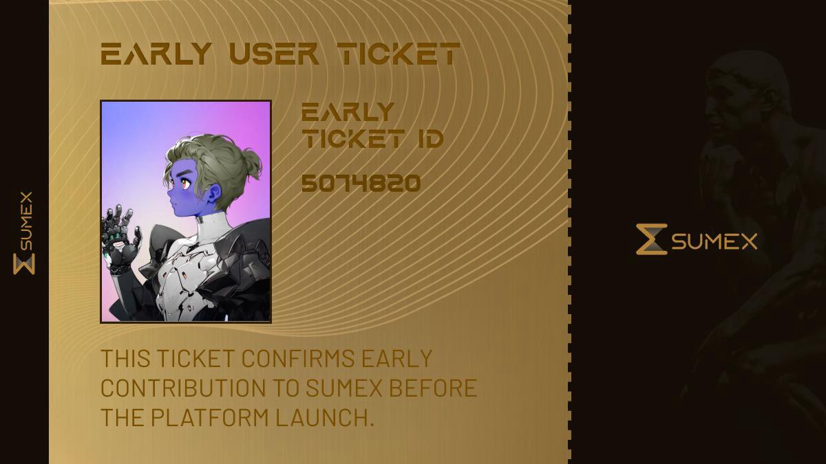I want to become one of the EARLY BIRDS in <a href="/Sumex_Labs/">SUMEX | Web3 SuperApp</a>!

Only 15,000 roles - and they’re getting claimed fast.

Their first OG-PASS wave was claimed in just one day, I’m not missing this one.

TGE SOOOOOON!

btw - check out my excellent ticket