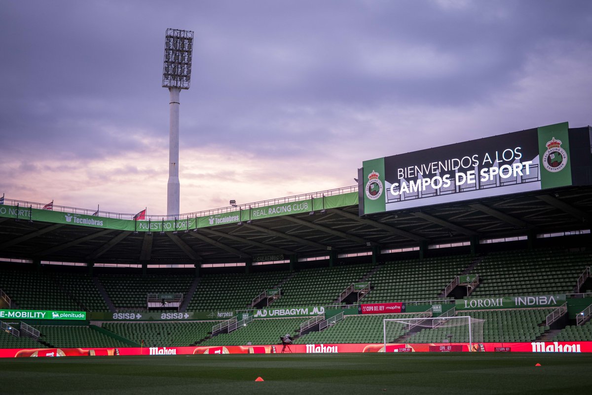 Así luce El Sardinero para el partido de hoy 🏟️