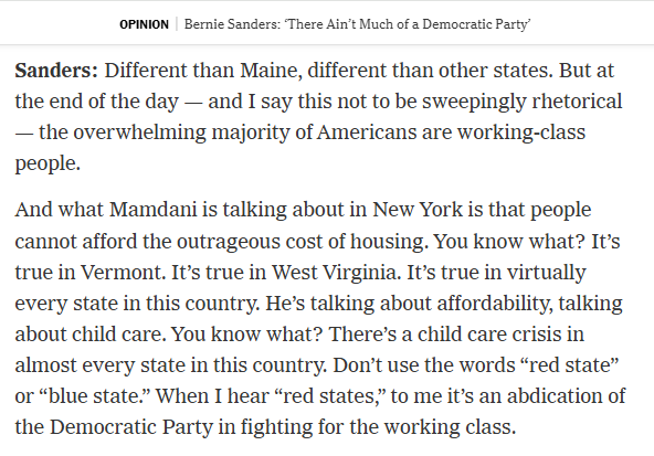 In the past three months, the NYT has featured comments from James Carville, David Plouffe &amp; Bernie Sanders all calling for universal child care. That's basically every wing of the party. In a remarkably short period, universal child care has become the mainstream Dem position --