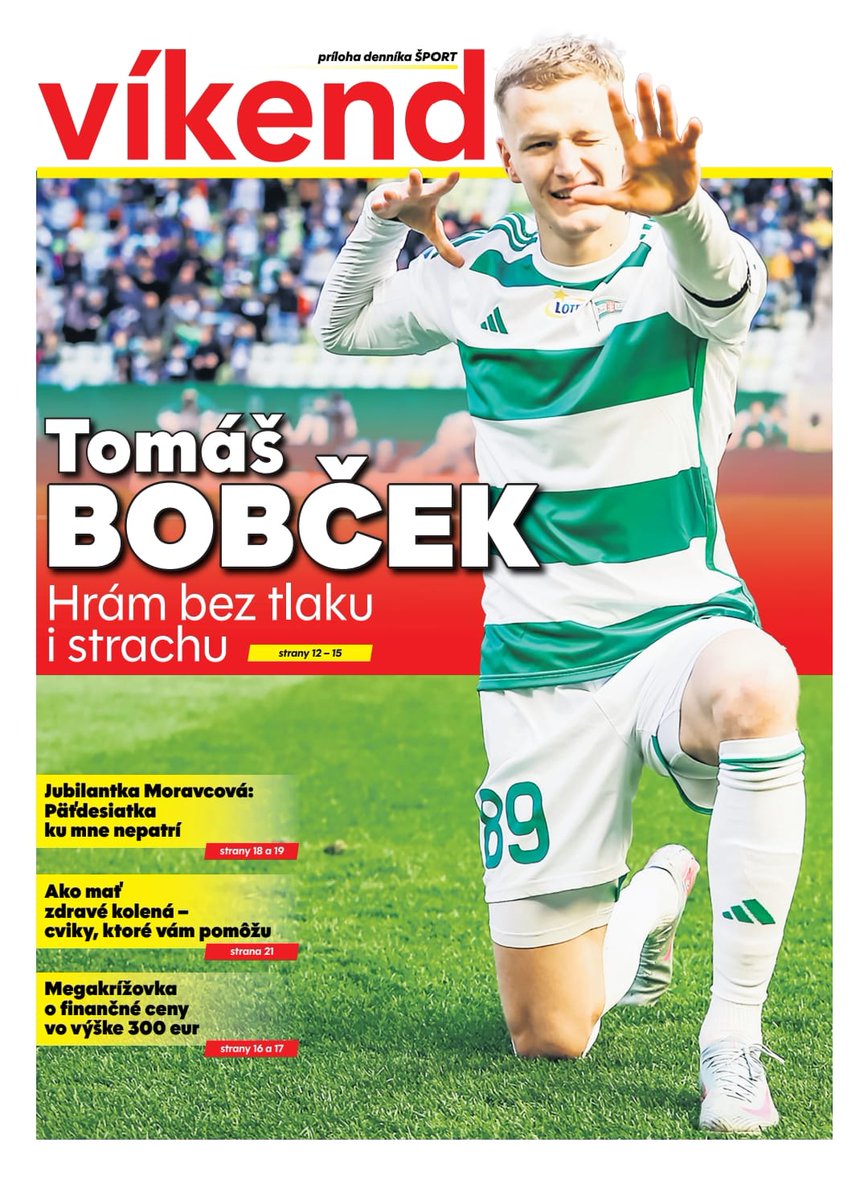 Tento piatok bude hlavná téma Víkendu Tomáš Bobček. Ja som prispel rozhovorom s Johnom Carverom, ktorý je Tomášov tréner v Gdansku. S niekdajším asistentom Sira Bobbyho Robsona som absolvoval možno najlepšiu debatu o futbale v mojej novinárskej kariére <a href="/_denniksport_/">Denník Šport</a>