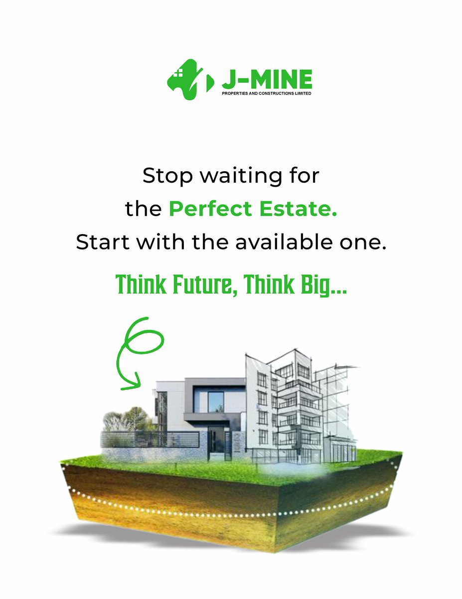 jmineproperties's tweet image. Stop waiting for the perfect estate.
Start with the available one and grow into the future.
Smart property decisions begin with action — not perfection.
Secure land today. Build tomorrow
Think Future. Think Big
📩 DM J-Mine Properties
#RealEstate #PropertyInvestment #ThinkFuture