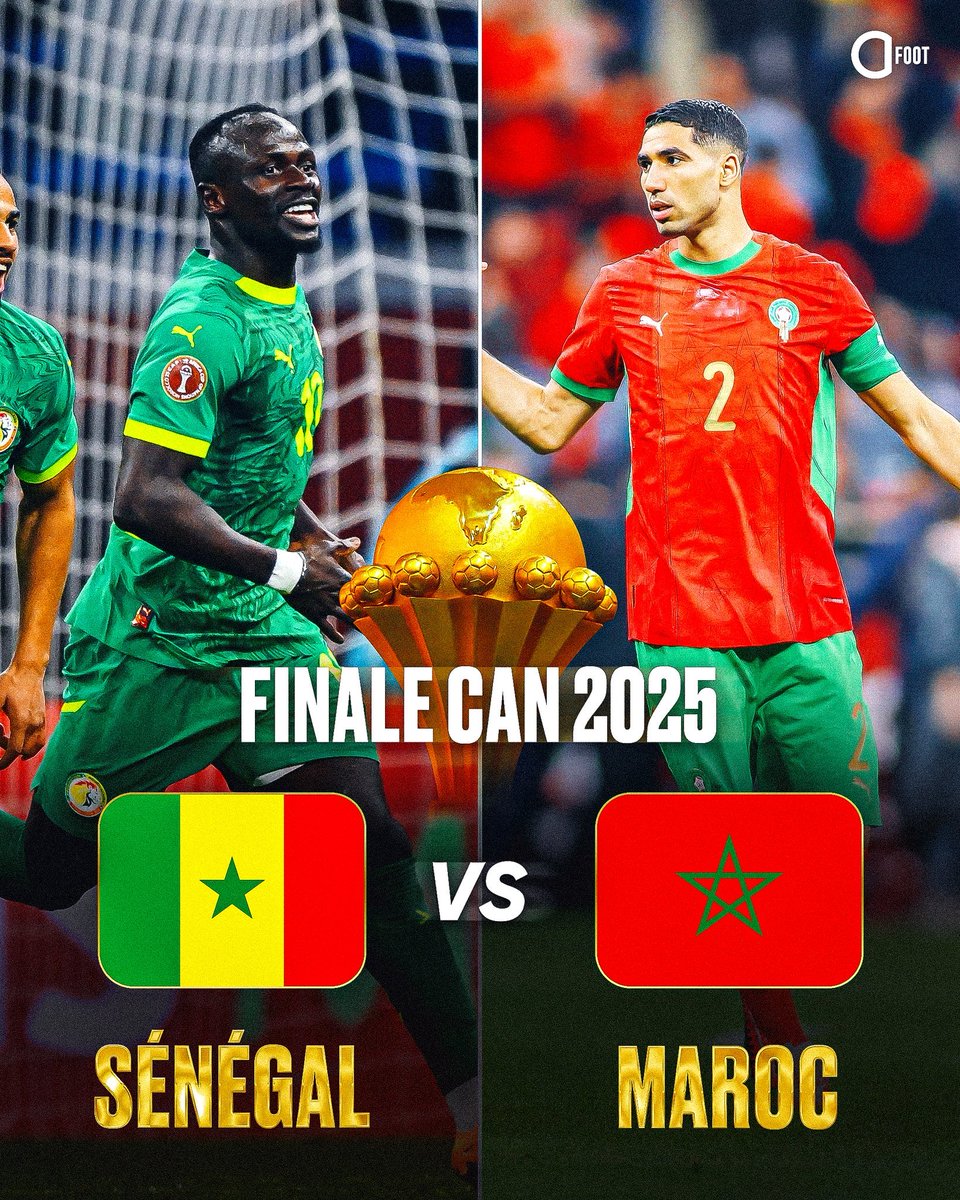 ActuFoot_'s tweet image. 🚨 𝗟𝗔 𝗙𝗜𝗡𝗔𝗟𝗘 𝗗𝗘 𝗟𝗔 #CAN2025 𝗘𝗡𝗧𝗥𝗘 𝗟𝗘 𝗦𝗘́𝗡𝗘́𝗚𝗔𝗟 🇸🇳 𝗘𝗧 𝗟𝗘 𝗠𝗔𝗥𝗢𝗖 🇲🇦 𝗦𝗘𝗥𝗔 𝗗𝗜𝗙𝗙𝗨𝗦𝗘́𝗘 𝗚𝗥𝗔𝗧𝗨𝗜𝗧𝗘𝗠𝗘𝗡𝗧 𝗦𝗨𝗥 𝗠𝟲 𝗖𝗘 𝗗𝗜𝗠𝗔𝗡𝗖𝗛𝗘 𝗔̀ 𝟮𝟬 𝗛𝗘𝗨𝗥𝗘𝗦 !!! 📺🌍

Xavier Domergue sera commentateur, Johan Djourou consultant.…