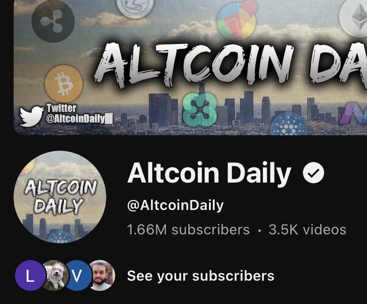 JUST IN: The Altcoin Daily YouTube channel attained over 38 million views  in 2025. 🚀 #bitcoin #ethereum #crypto