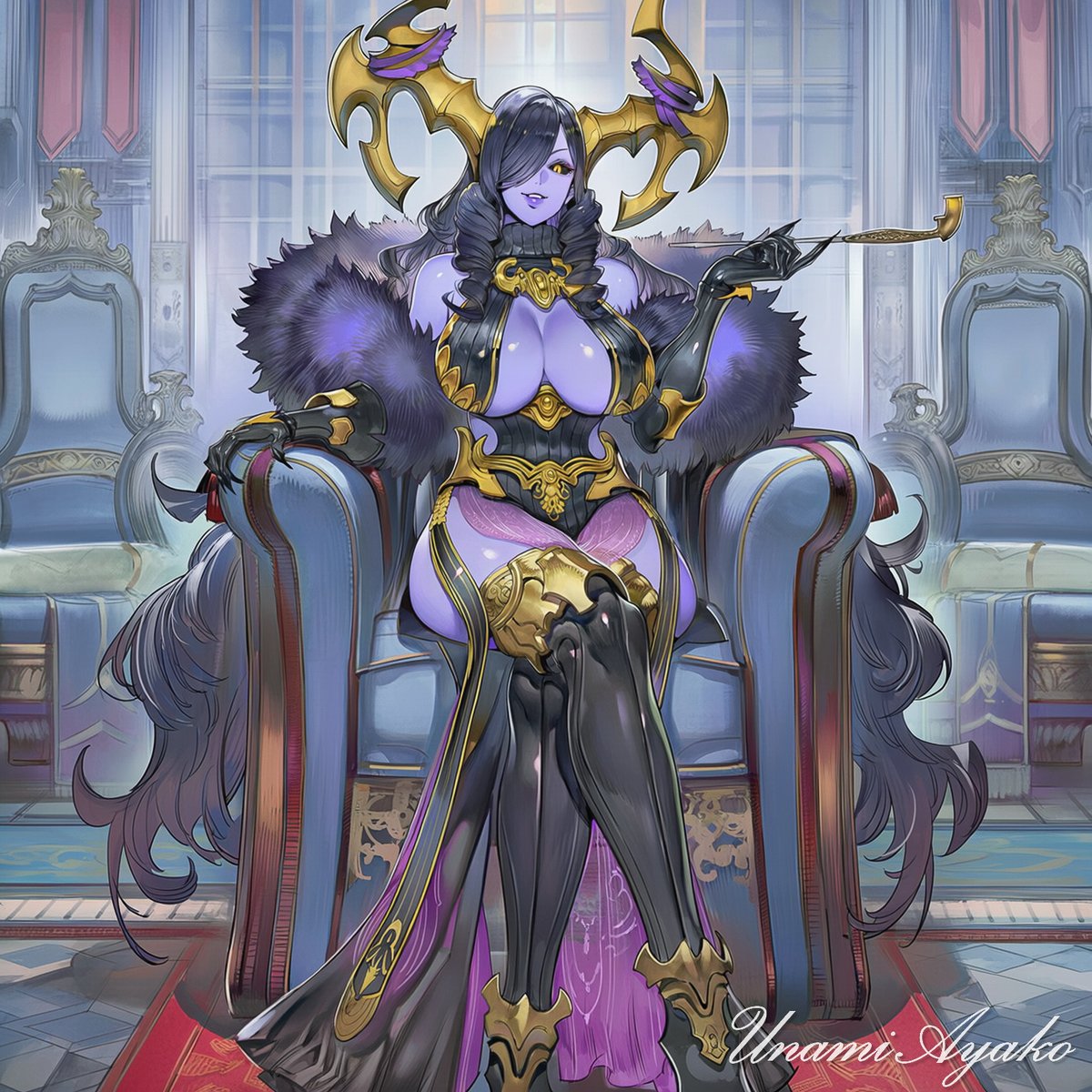 unamiayako's tweet image. 魔王の休憩3…