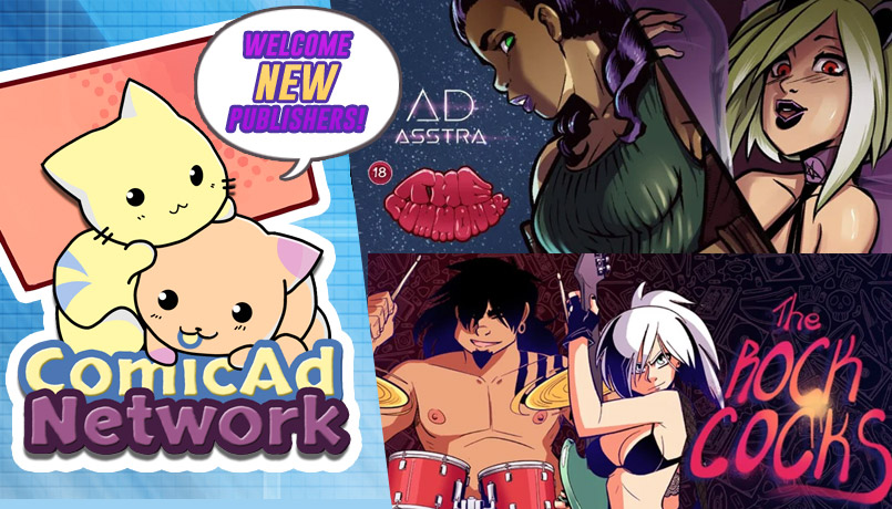 comicadnetwork's tweet photo. https://t.co/C5JxPDp7Y2 would like to welcome two new Publishers! First up- The Cummoner by @totem_pole666! Awesome Ad spaces here > https://t.co/6EQbiJ9P8i....  Next is The Rock C*cks by @Feeeeeshy &amp; @therockcocks !  Rockin' ad spaces > https://t.co/6EQbiJ9P8i... 🎸#comics #art https://t.co/Bw7KL7iItr