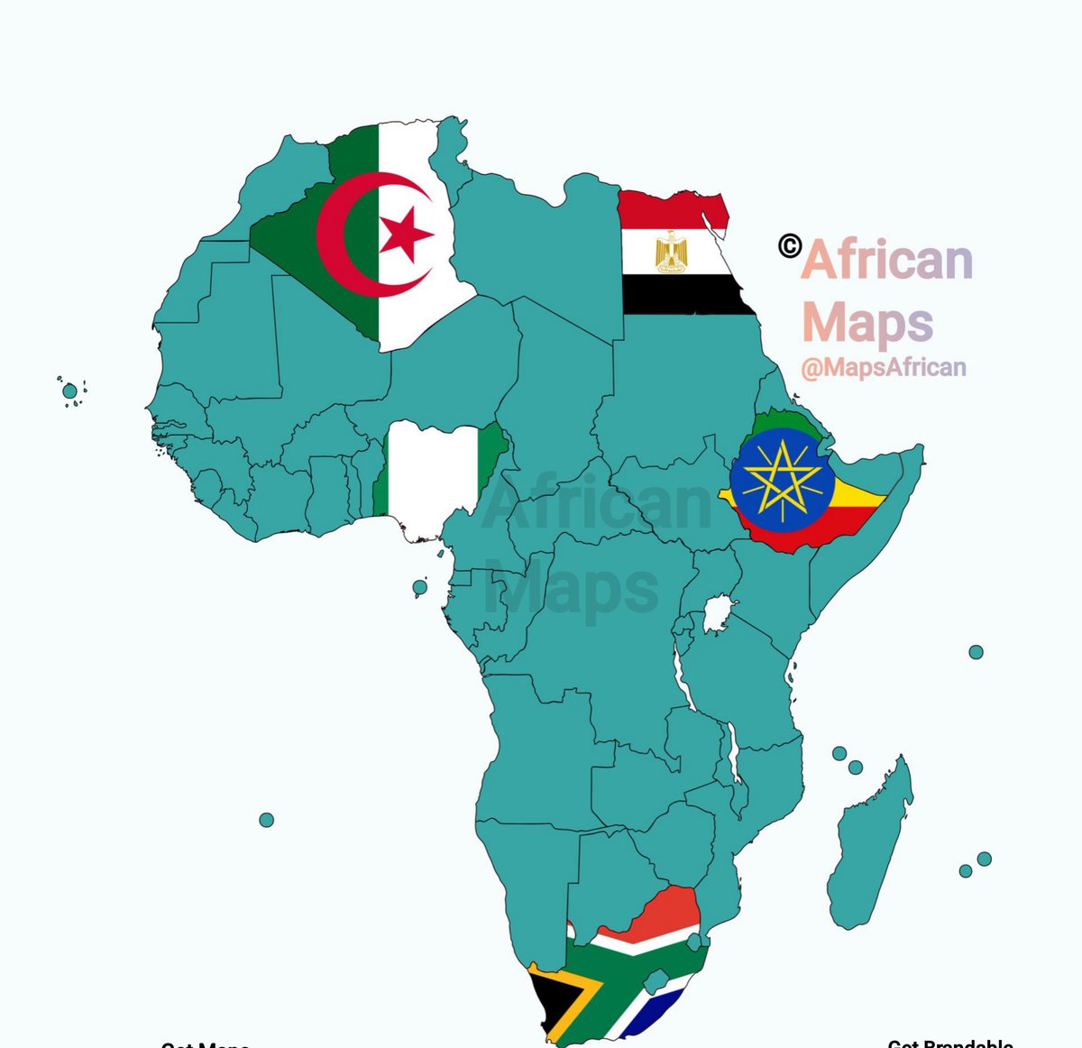 Just These 5 Countries Generates Half of Africa’s Total GDP.

Africa's Big Five Economy.