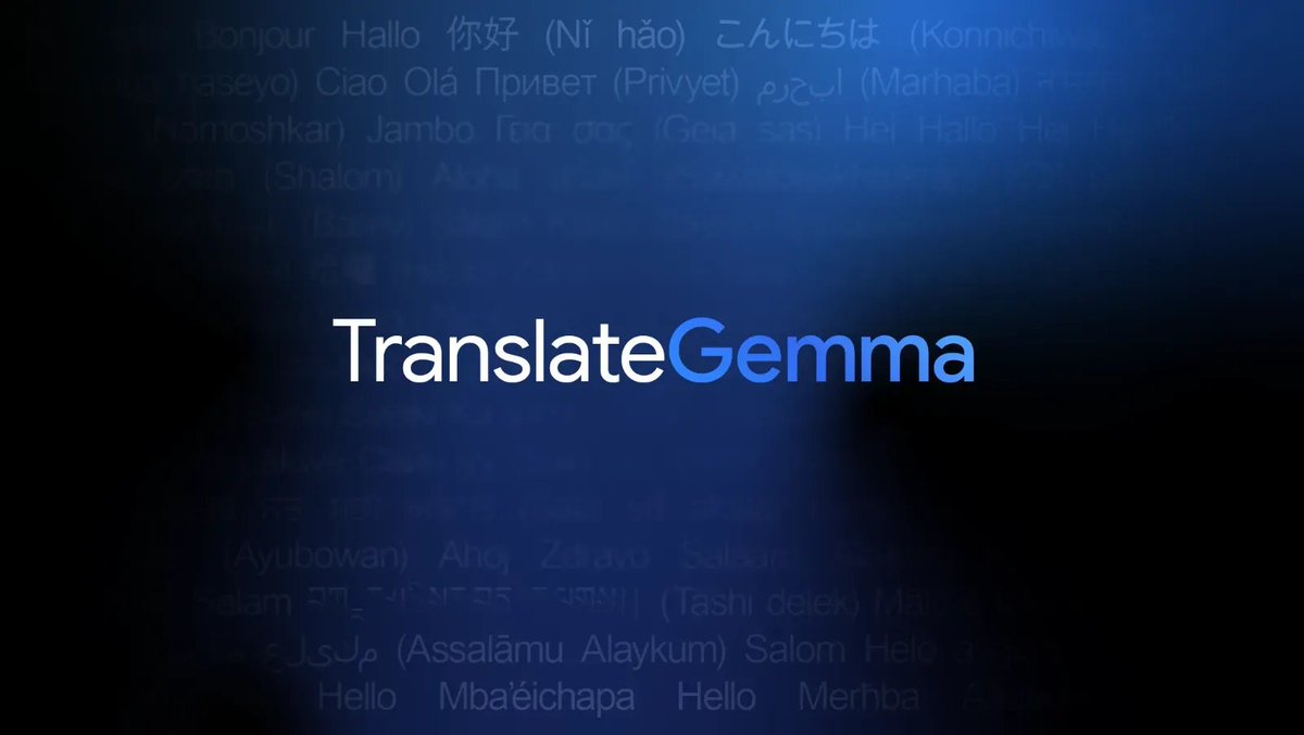 TranslateGemma promo graphic