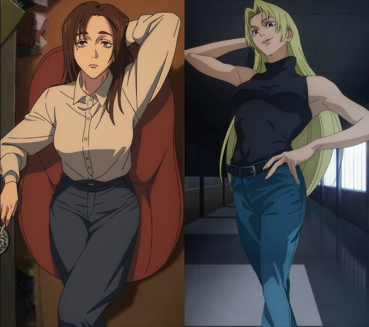 Promithean11's tweet image. I believe in JJK women supremacy