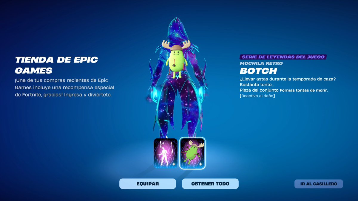 GRATIS! CONSIGUE EL GESTO FORMAS TONTAS DE MORIR Y LA MOCHILA BOTCH EN FORTNITE 🎁😱
LINK: youtube.com/watch?v=7o2q5t…
#Fortnite