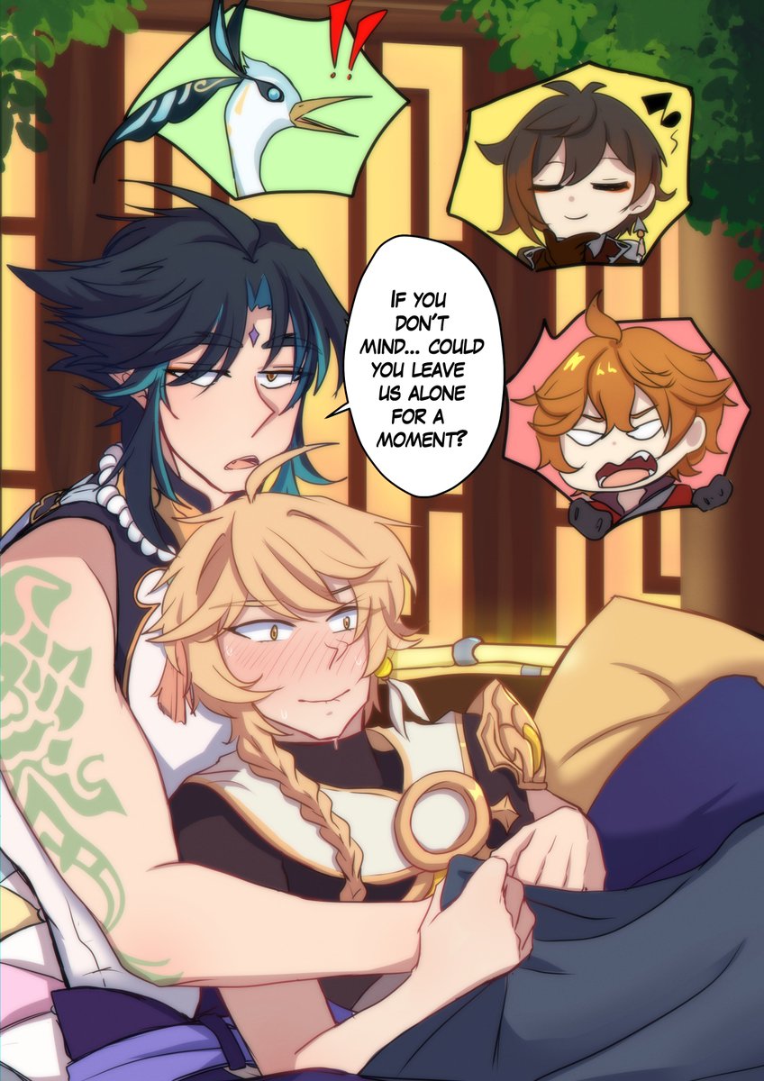 cutecherryart's tweet image. What have they been doing  ? 👀

#xiaoaether #xiao #魈空