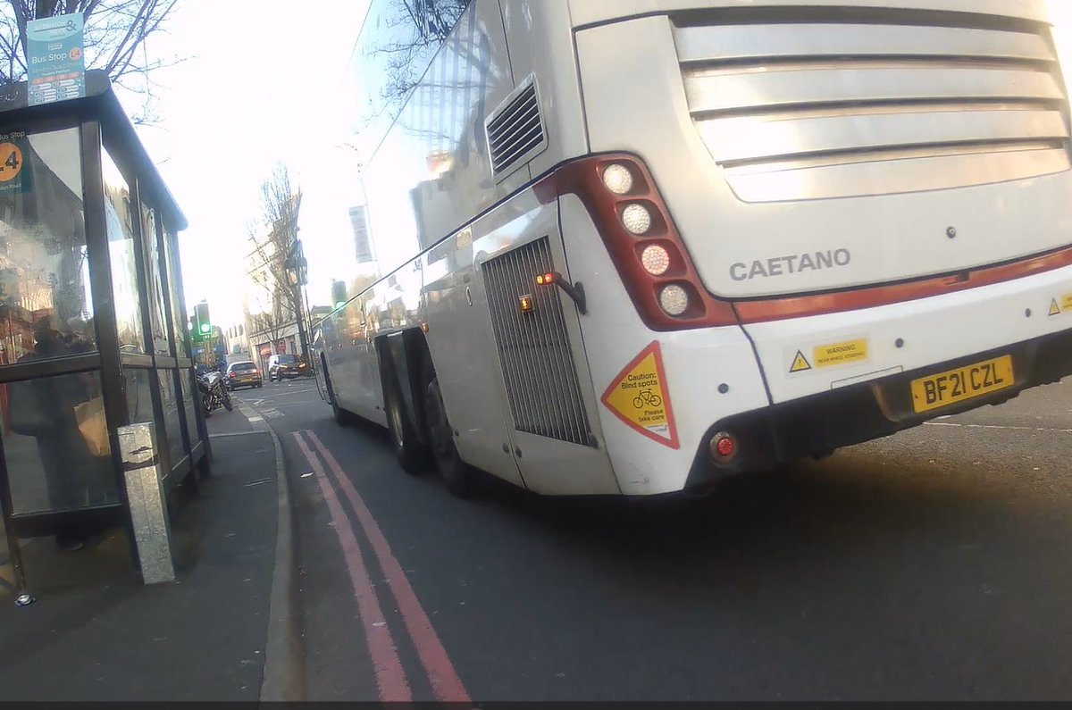 Hi <a href="/nxcare/">NX Customer Service</a>, your coaches are HUGE.
One of your drivers forced me to stop to avoid a crash as I was #cycling on London Rd #Brighton. Does the driver know about the minimum overtaking width of 1.5m in the #HighwayCode?
Arrogant &amp; dangerous behaviour.
Video: youtu.be/FPzqjWy8584
