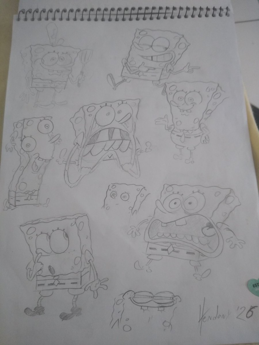 Hendy_is_here's tweet image. Doodles