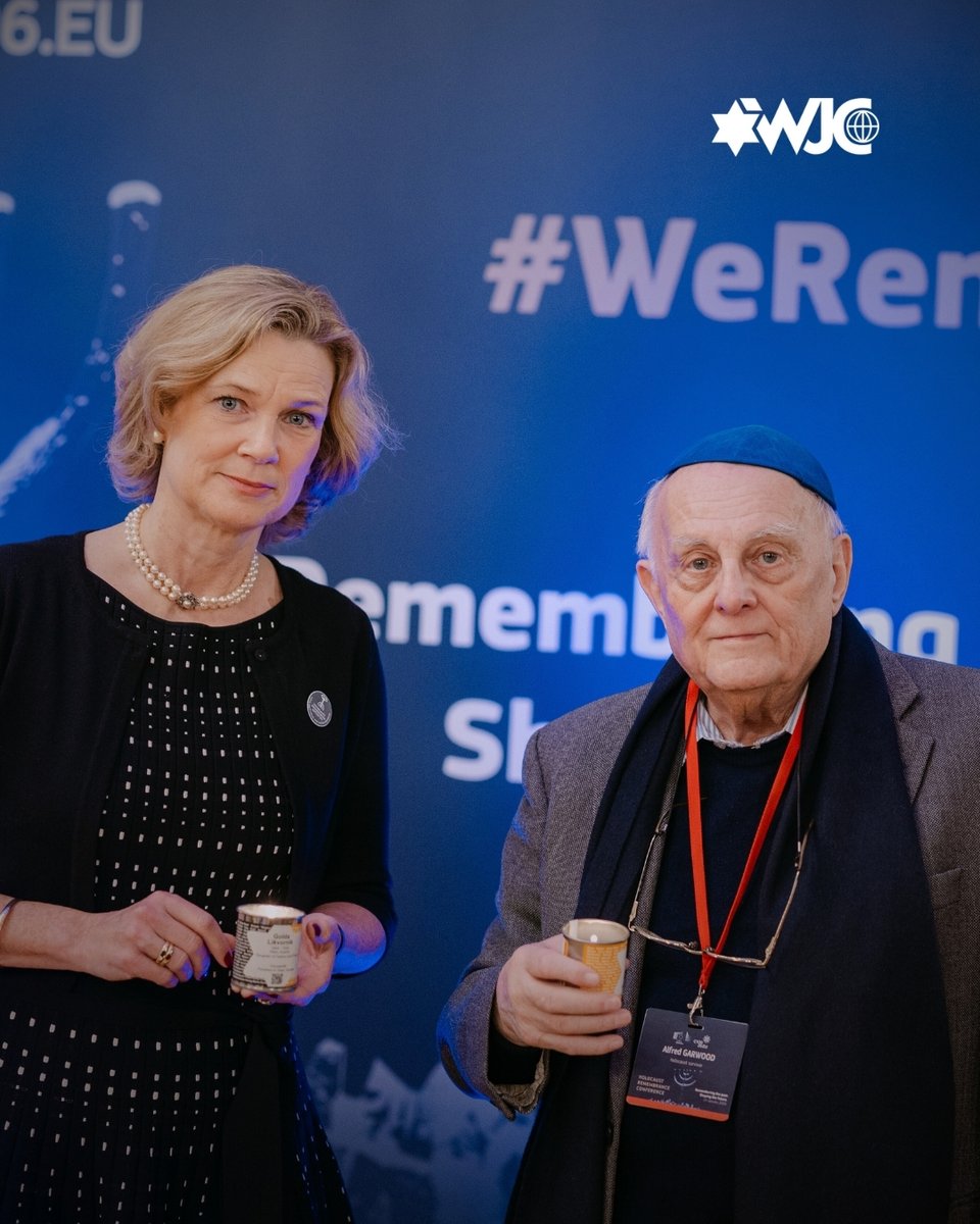 WorldJewishCong's tweet photo. It was an honor to be part of the 🇪🇺 @EU_Commission’s International Holocaust Remembrance Day conference in Brussels, in partnership with @CY2026EU: “Remembering the past. Shaping the future.”

We deeply appreciate the work of @EUAntisemitism, who has been integral in creating both policy and action when it comes to supporting and protecting Jewish life in Europe through years of turbulent antisemitism.

As part of the program, we received a special address from @magnusbrunner, the EU Commissioner for Internal Affairs and Migration, and heard the testimony of Holocaust survivor Alfred Garwood.

With International Holocaust Remembrance Day coming up on January 27, it is our duty to ensure that Holocaust memory and education become ingrained in our societies.

#WeRemember

Photos © European Commission
