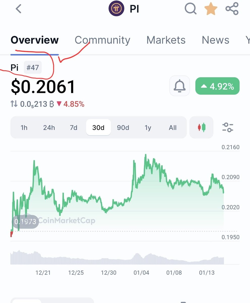 It has been almost a year since Pi Network was listed on KYB-approved  centralized exchanges. It is remarkable to see Pi still ranked among the top  50 cryptocurrencies, with a market capitalization