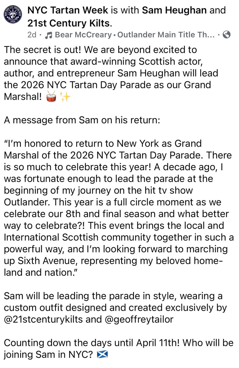 Outlander Headquarters tweet media