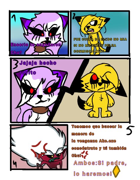 Las perrerias de Mike Au 

Título: Después de la batalla, la venganza viene con tormenta 

Dato:Ake.exe solo vio solo el final de la pelea, ve a Karma como padre y Chu como hun hermano menor 

#LPDMau
#LPDM
Son dos páginas del primer capítulo del Au