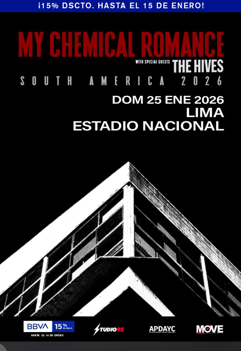 Rosee214's tweet photo. Vendo mi entrada para My Chemical Romance, Oriente, Precio de Preventa!!! https://t.co/gXQ0judlRd
