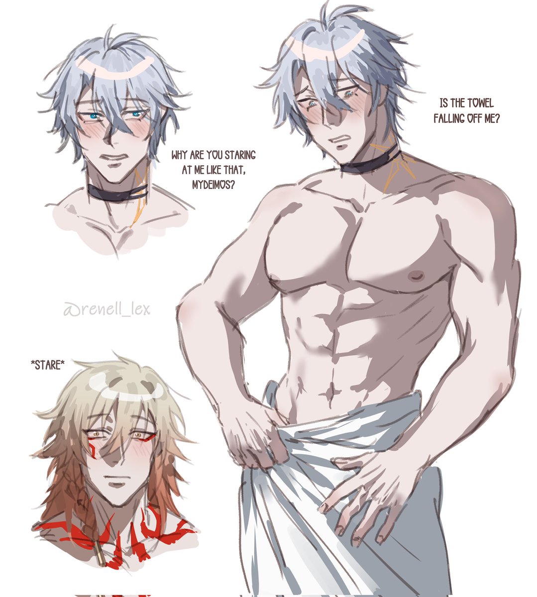 He stared at his bright blue eyes🌚
#phainon #mydei #phaidei