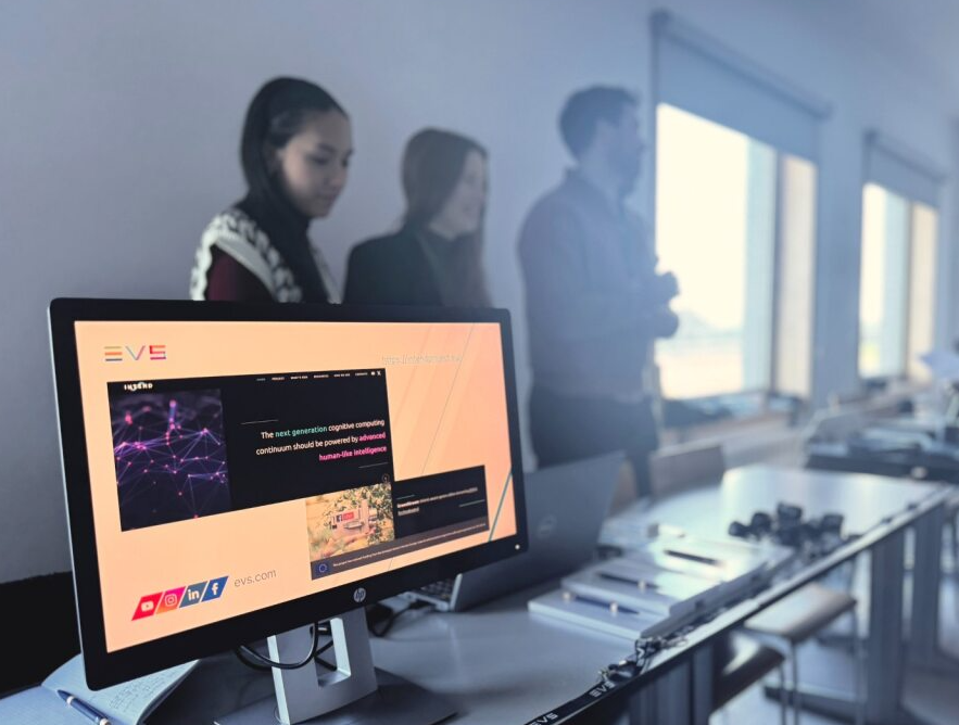INTENDproject's tweet photo. The @INTENDproject was present at the ESMAD Plug-In with our partner EVS! Innovation meets education 🚀

Great to meet so many students and showcase the EVS use case within the project.

Stay tuned for more events in 2026! 😉

#INTEND #HorizonEU #AI https://t.co/QU6pQSGRjK