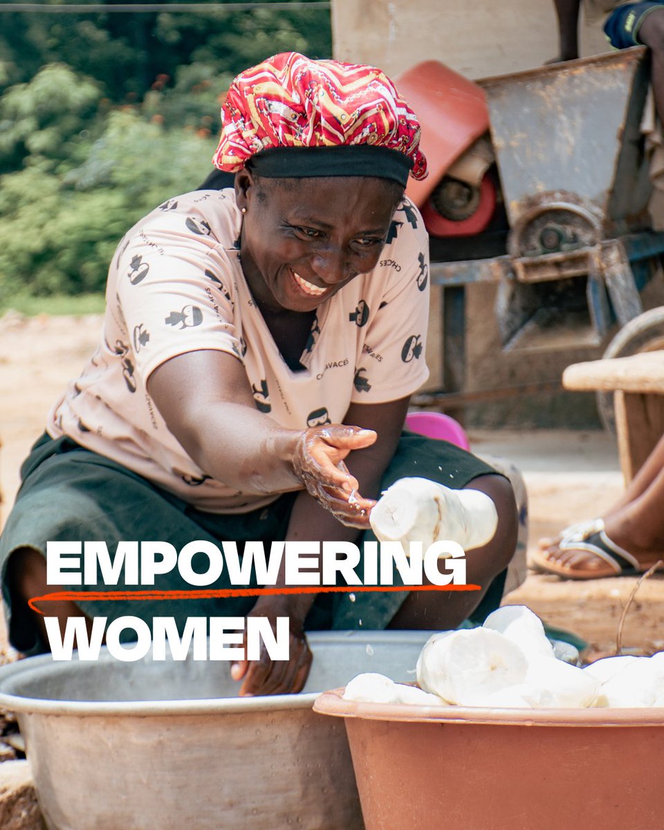 WorldVision's tweet image. Hope and opportunity are flowing.
Residents in Kwahu Afram Plains now have access to safe, reliable water thanks to four new mechanised systems. This life-changing initiative is improving healthcare, boosting school attendance, and empowering women to grow their businesses. 🚰
