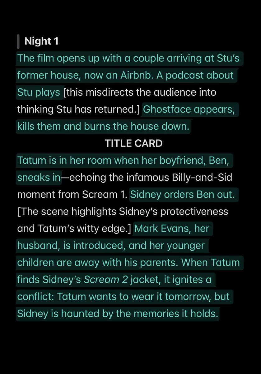 Archive9746's tweet image. #Scream7 leaked plot 

Isabel May (Tatum)
McKenna Grace (Hannah)
Anna Camp (Jessica)
Kraig Dane (Karl)
Joel McHale (Mark)
Ethan Embry (Marco)
Sam Rechner (Ben)
Asa Germann (Lucas)
Celeste O’Connor (Chloe)
Mark Consuelos (Robbie)