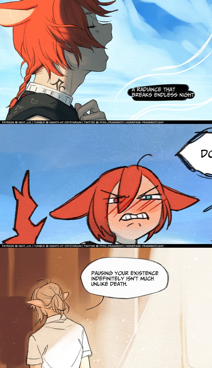 ffxiv_fragments's tweet image. have you heard of this short and silly wolgraha comic called "Fragments"? come closer and take a look, it's so cute and wholesome and lighthearted
