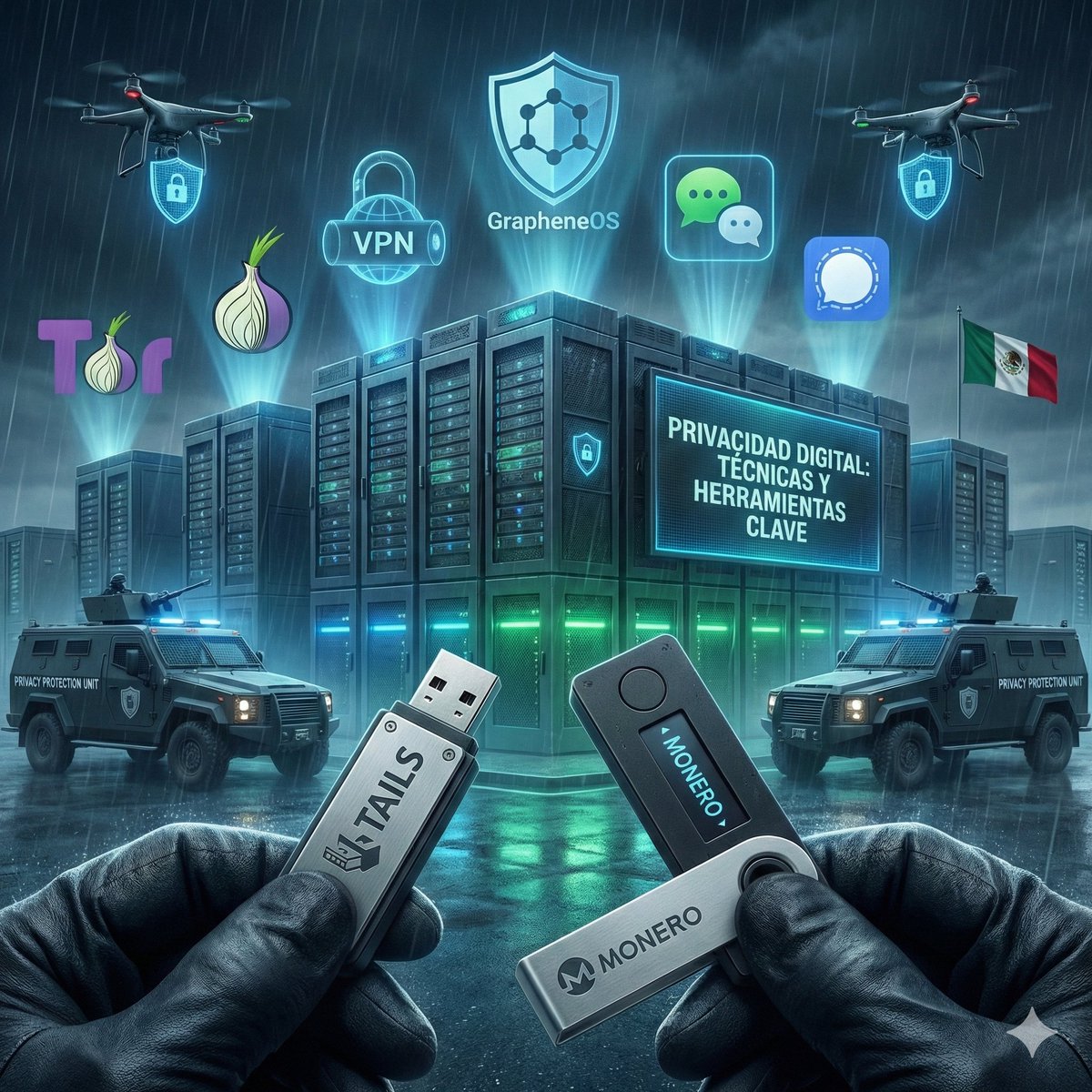 🛡️ ¿COMO PROTEGEMOS NUESTRA PRIVACIDAD?

En México, el año pasado se aprobó la llamada #LeyEspía, que autoriza al gobierno a espiar a la ciudadanía sin mecanismos reales de transparencia ni supervisión independiente.

🛡️ Por eso debes aprender a proteger tu Privacidad y Anonimato