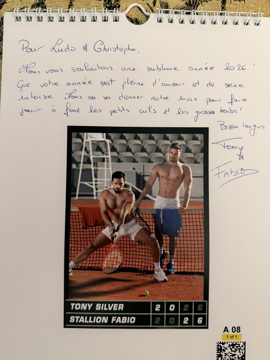 StarkTo24436498's tweet photo. Encore un super calendrier avec des photos magnifiques et plein de surprises cachées derrière le QRCode de chaque mois. Merci 🙏 pour ce gentil message 😘
@fabio_stallion et @TonySilverX https://t.co/p3U0g0dHyk