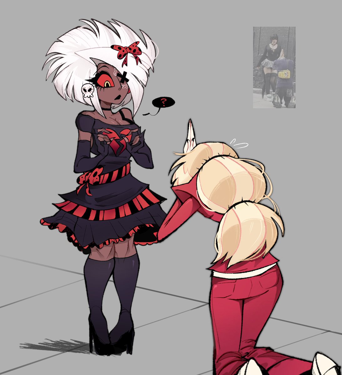 alxxbee_'s tweet image. 😳 #chaggie