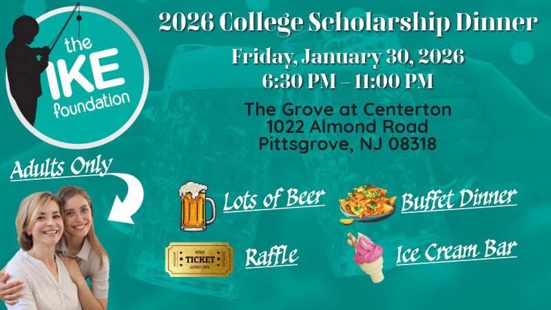 Just over 2 weeks away from @theikefoundation Scholarship Dinner! Join us for an unforgettable night of celebration! We still have tickets available, but they are selling FAST! Grab one today before they sell out. 

Link ->  theikefoundation.org/forms-and-appl…

#scholarshipdinner
