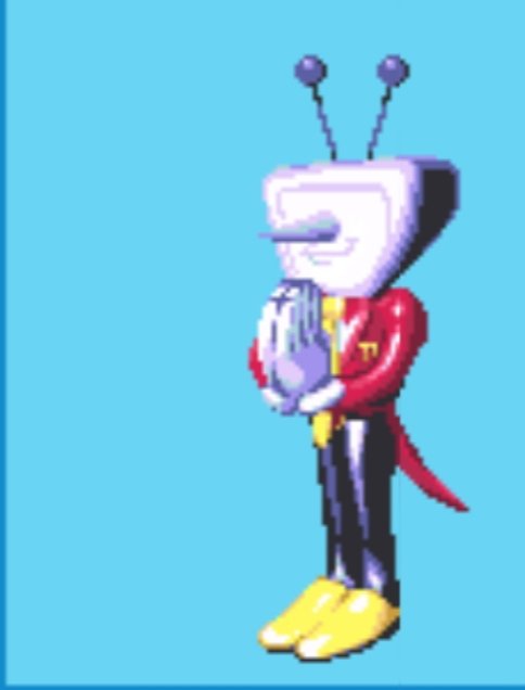 i think in a hypothetical scenario where Battat's costume head falls off in front of Tenna he'll just go and put it back on and carry on as if nothing happened while making this expression leaving Battat incredibly confused