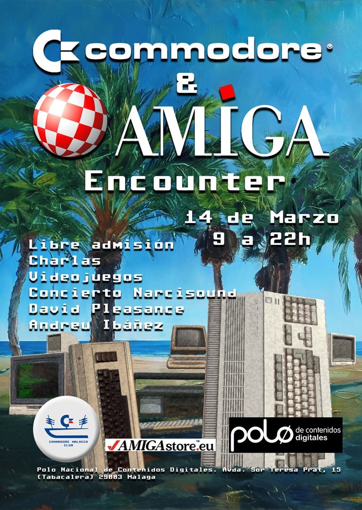 CommodoreSpain's tweet image. ¡¡Atentos!! El próximo día 14 de Marzo hay un evento muy especial . #Commodoriano y #amiguero desde #Málaga en @PoloDigitalMLG que contará entre otros muchos con @andreuibanez ,@narcisound y #davidpleasance 😍 ¡Reservar agenda!

Colaboran: @AMIGAstore @commodorema @commalaccaclub
