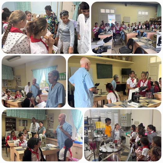 ✨ ¡Gran jornada de puertas abiertas en la Facultad de Ciencias Agropecuarias! En homenaje al Día de la Ciencia en Cuba.            
   👁Descubrimientos y entusiasmo por los estudios universitarios
¡Sembrando pasión por la ciencia en las nuevas generaciones! 🔬 #DíaDeLaCiencia