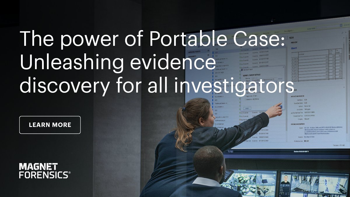 Sharing #DigitalEvidence shouldn’t slow a case down. With Portable Case, you can securely share case data—without needing full forensic tools. 

Learn about some of the most powerful features of Portable Case and how they can be effective for investigators: