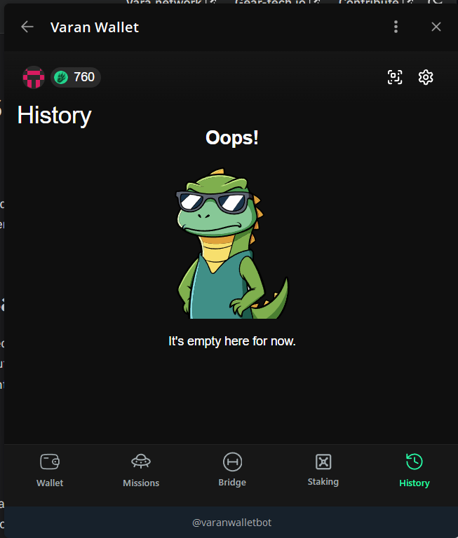 kshimate's tweet photo. Just hopped into the early beta of @varan_app
โ the slick wallet for @VaraNetwork
The UI/UX is great, along with the use of their mascot.
Stake, manage assets, dApps on TON, VARA & ETH vibes.
Join the beta fun: https://t.co/C4TxQKimtx
#CryptoBeta #Web3Fun #Web3Wallet https://t.co/0jI3H1n77a