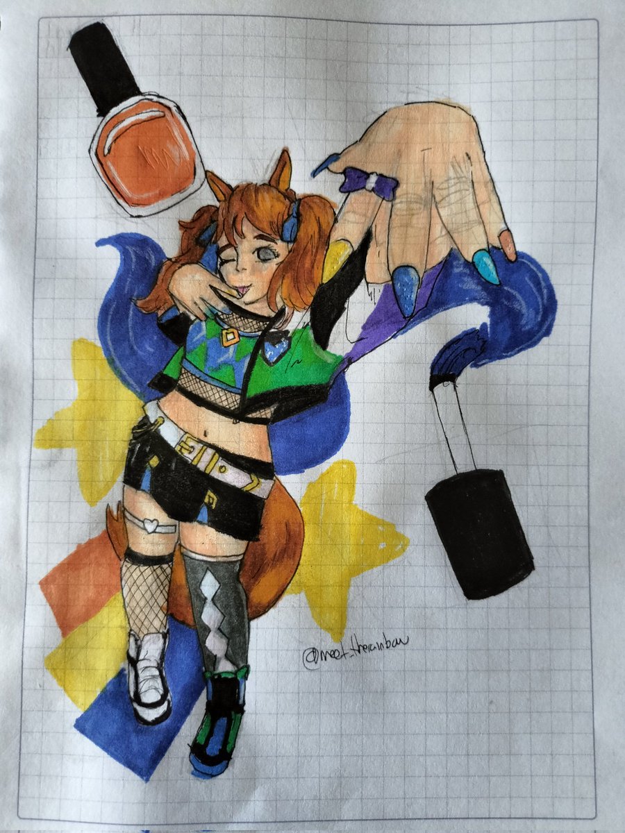 Meet_TheRainbow's tweet photo. Tosen Jordan 

#umamusme #umamusumefanart https://t.co/1x9nI1ywBK