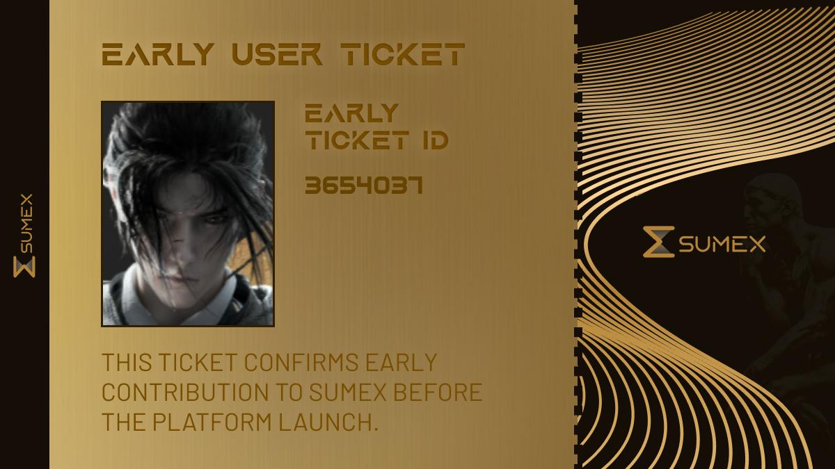 Emrar0x's tweet photo. I want to become one of the EARLY BIRDS in @Sumex_Labs!

Only 15,000 roles - and they’re getting claimed fast.

Their first OG-PASS wave was claimed in just one day, I’m not missing this one.

TGE SOOOOOON!

btw - check out my excellent ticket https://t.co/l5o9DGPi4J