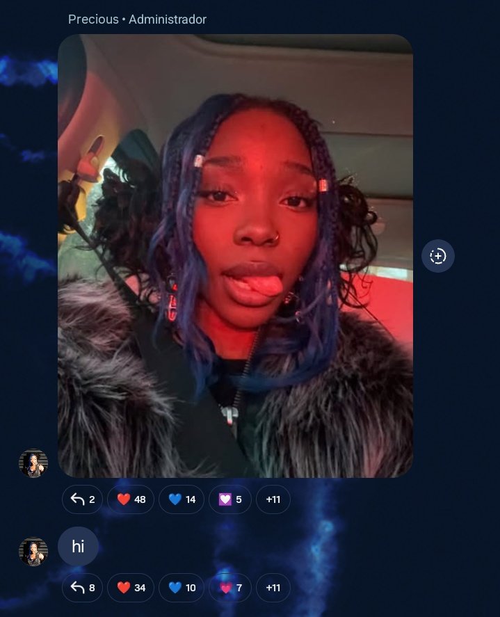 Atualização da Precious em seu canal do Instagram:

“oi”

#PreciousPepala