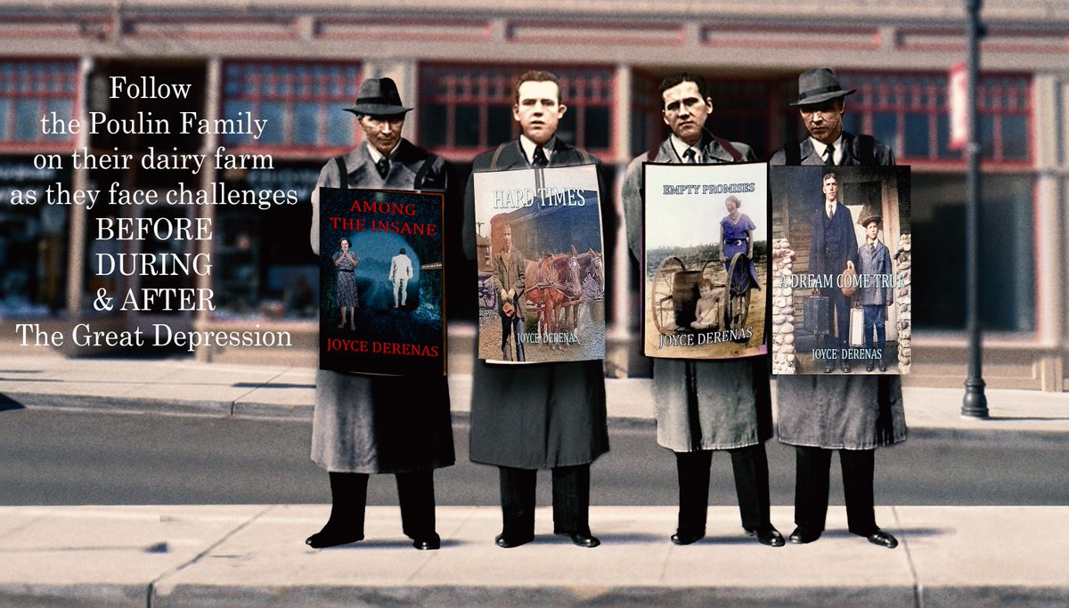 My series, The New Americans, follows the Poulin family from a dairy farm in Vermont to being ousted in the mid 30s. lnkd.in/gbvMeRJC hashtag#bhfyp hashtag#basedontruestory hashtag#historicalfiction