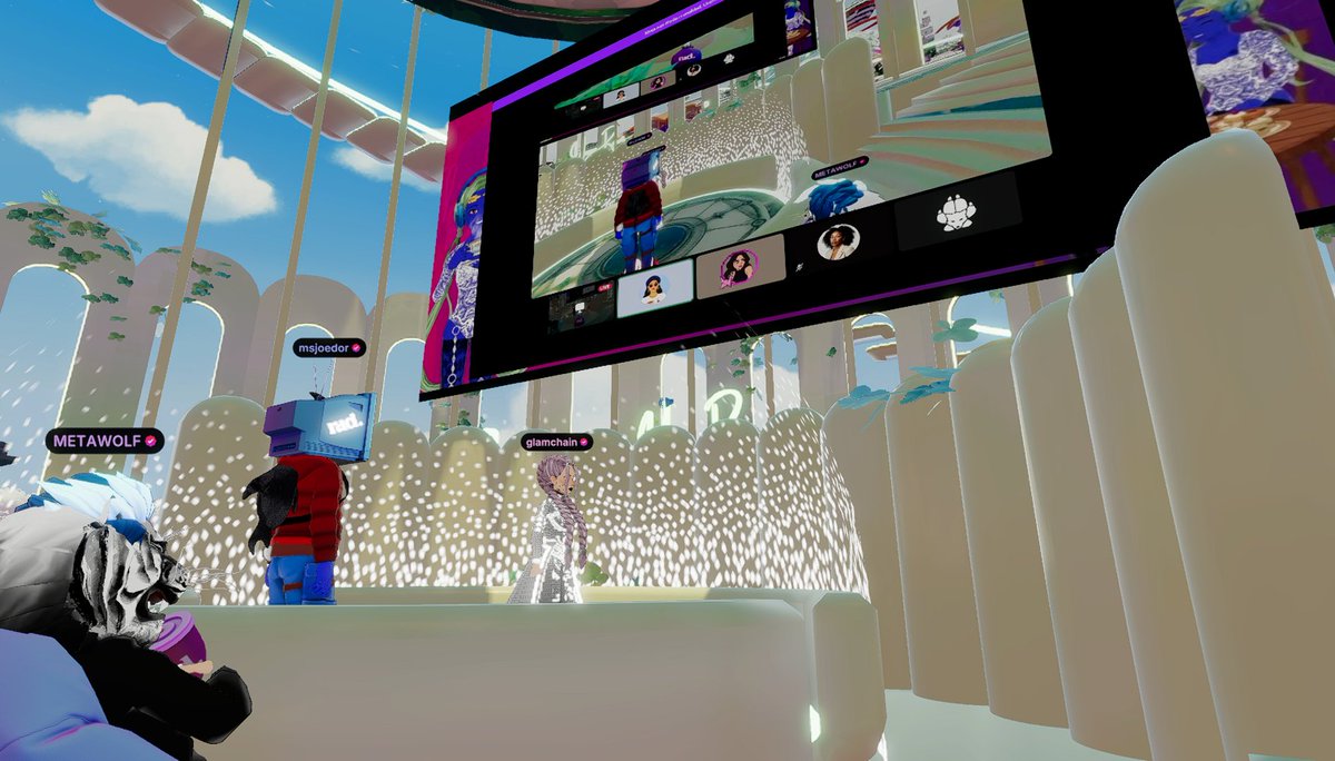 Join today <a href="/shefiorg/">shefi.eth (💫,💫)</a> space in <a href="/decentraland/">Decentraland</a> ♥

Natali <a href="/Worlds_of_Words/">Natali</a> is being interviewed
Learn more about her journey in Decentraland, her passions and her work

we are at EncompassWell scene at 58,-58
decentraland.org/jump/?position…