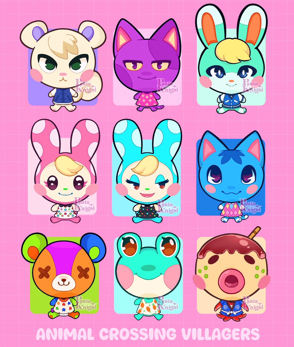 PaulaKnightArt's tweet image. Animal crossing people 1/3 💕✨

#ACNH #AnimalCrossing