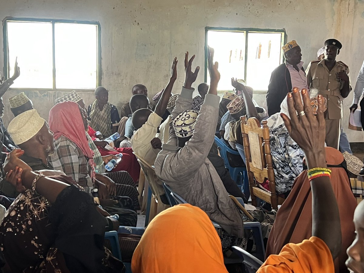 midpkenya's tweet image. On 13th &amp;amp; 15th Jan 2026, @midpkenya  supported the successful election of Community Land Management Committees in Garbatulla and Sericho Wards. 15 members were elected by consensus in each area, Inclusive of men, women, youth &amp;amp; PWDs
#CommunityLand #LandRights #IsioloCounty