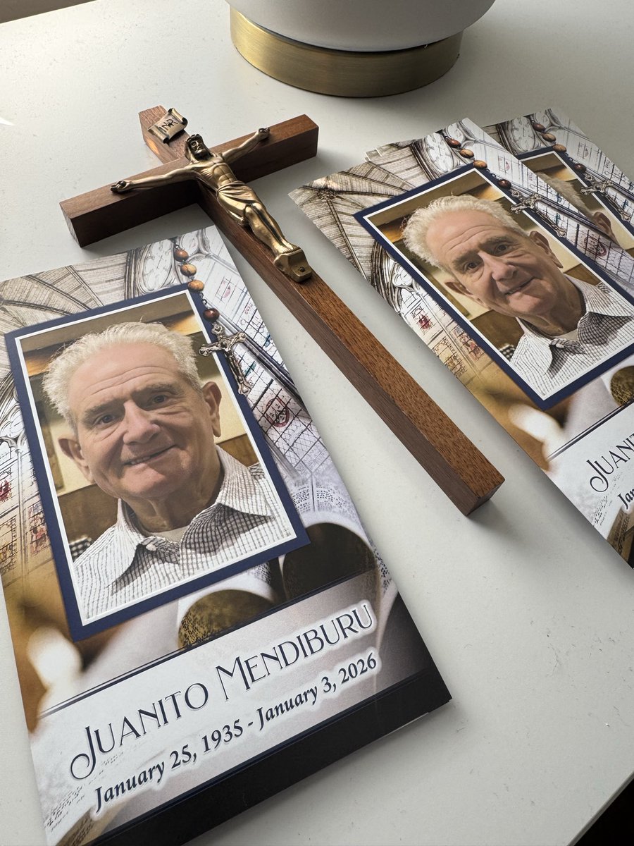 Thank you — we appreciate your kindness and prayers, and thank you all that were able to be there on Wednesday for our beloved Juanito Mendiburu