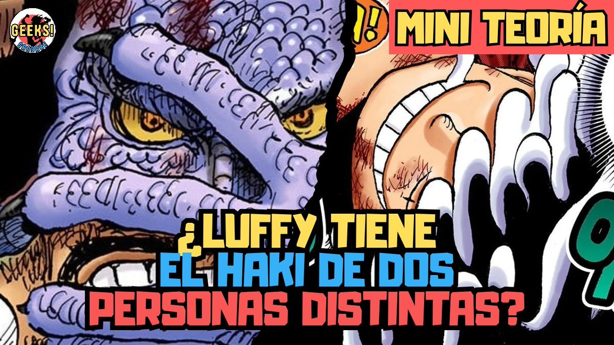 Nuevo video en el canal: Teoría One Piece ¿Luffy tiene el Haki de dos personas distintas?

Pueden ver el video acá:
youtu.be/L5F_KJh6AmI

Si les gusta el contenido no olviden suscribirse y darle a Like, se los agradezco mucho. 😊