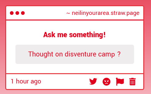 Never watched disventure camp, only heard about it from close oomfs but I find it cool that they have cast members do greetings related to miraculers