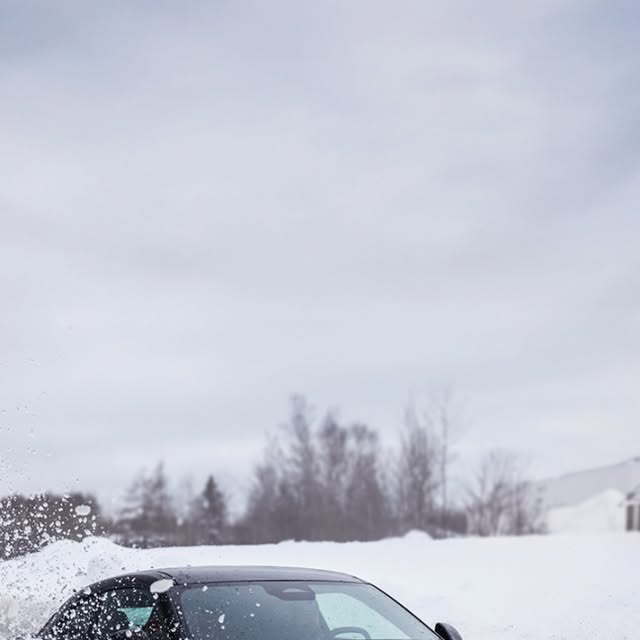 Leaving a blizzard in the rearview. ​ #ChargerDaytona #DodgeCharger