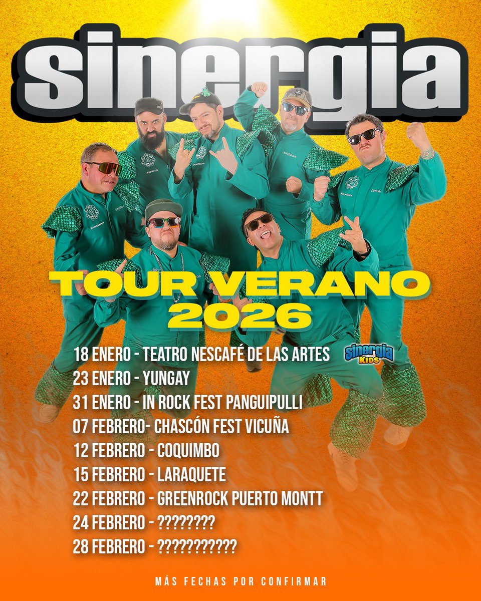 rorral's tweet photo. Amigas y amigos, les anunciamos las primeras fechas confirmadas de nuestra gira de verano con Sinergia. Gracias a todos por su apoyo y difusión. Bendiciones y que tengan un lindo verano ❤️🙏 https://t.co/WBsU6bQuxV