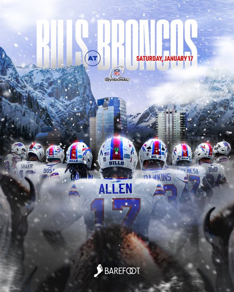 I. Cannot. Wait. 

Playoff Josh Allen is a different beast

Go. Freaking. Bills (plz win)